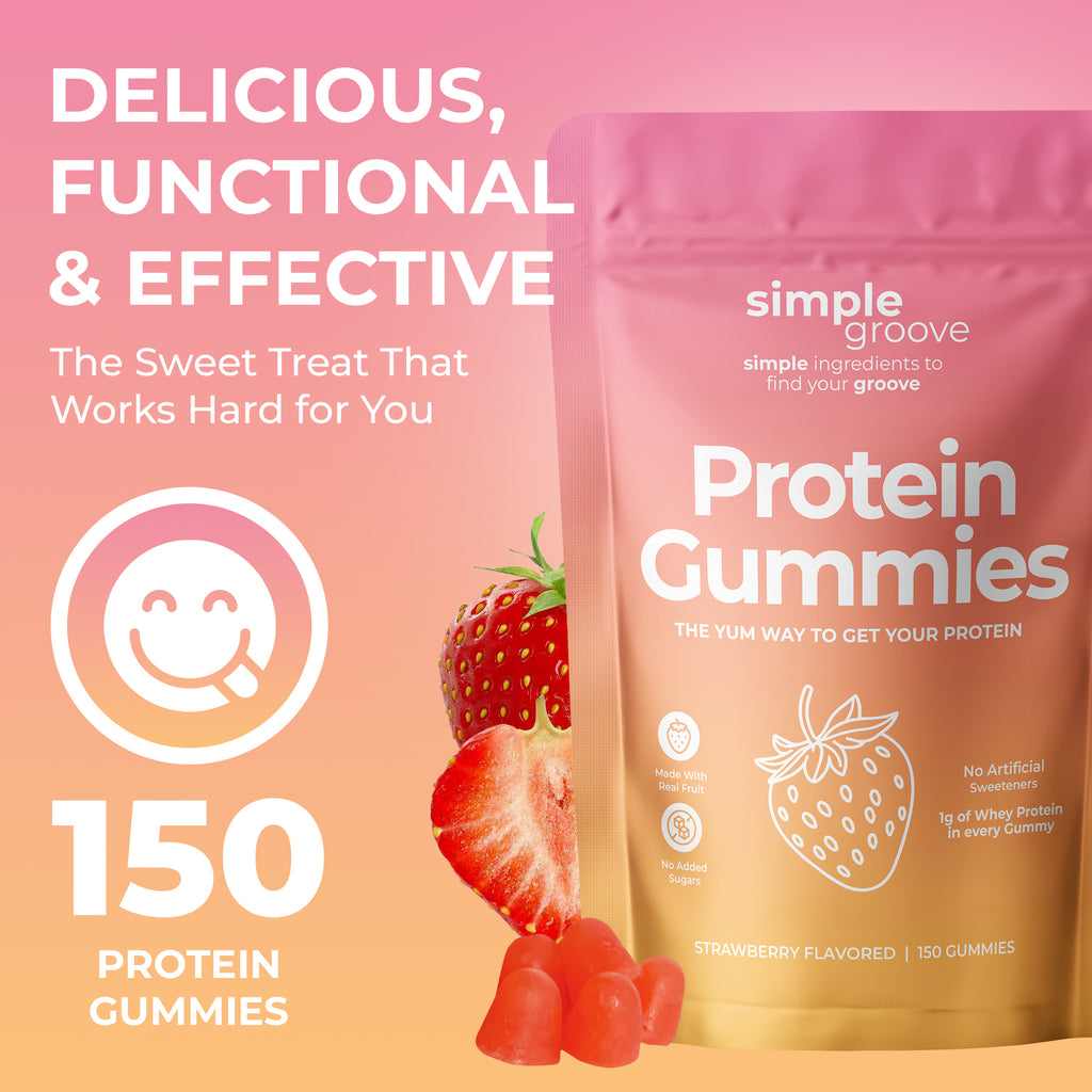 Protein Gummies | Strawberry | 150 count