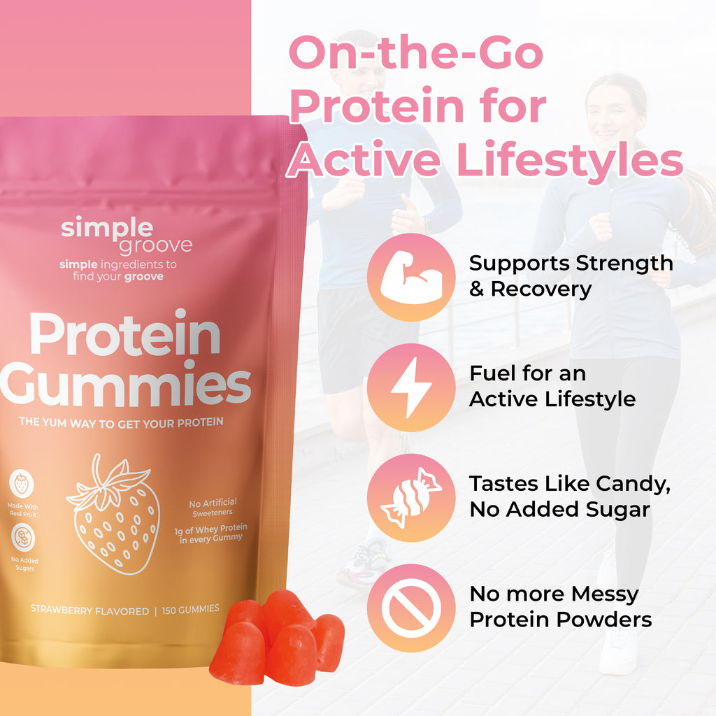 Protein Gummies | Strawberry | 150 count